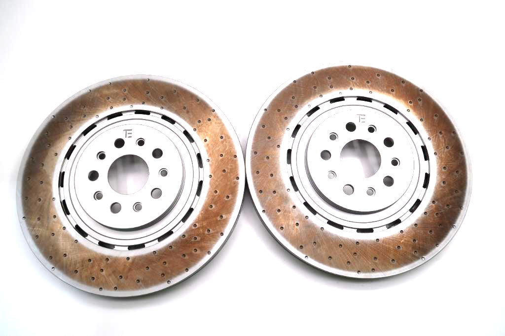 Maserati Ghibli 3.8 Trofeo front brake disc rotors TopEuro #1893