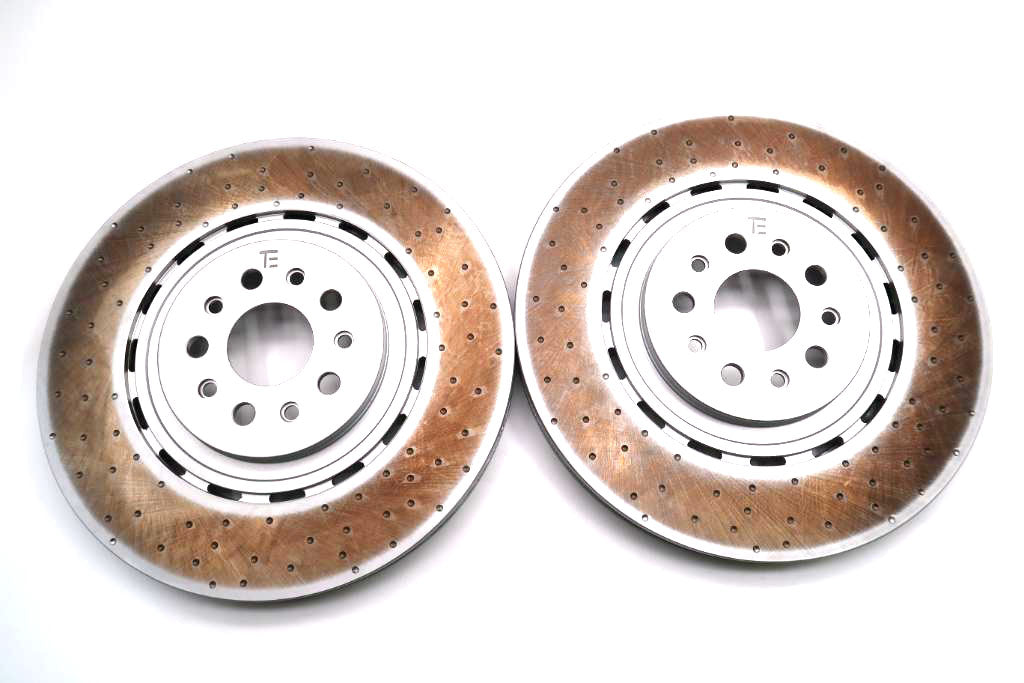 Maserati Ghibli 3.8 Trofeo front brake disc rotors TopEuro #1893