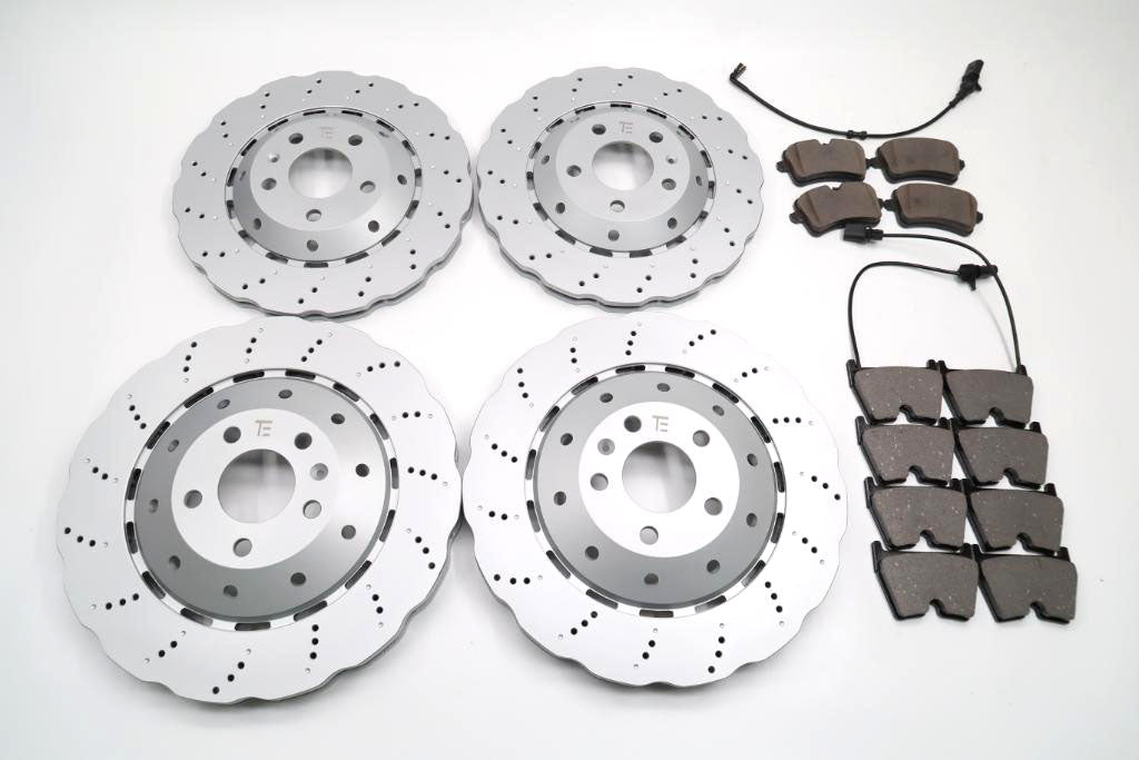 Replacement front rear brake pads & rotors for Audi Rs5 #1906