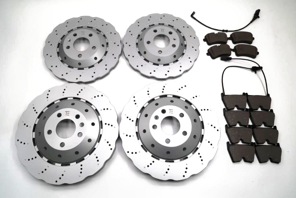 Replacement front rear brake pads & rotors for Audi Rs5 #1906