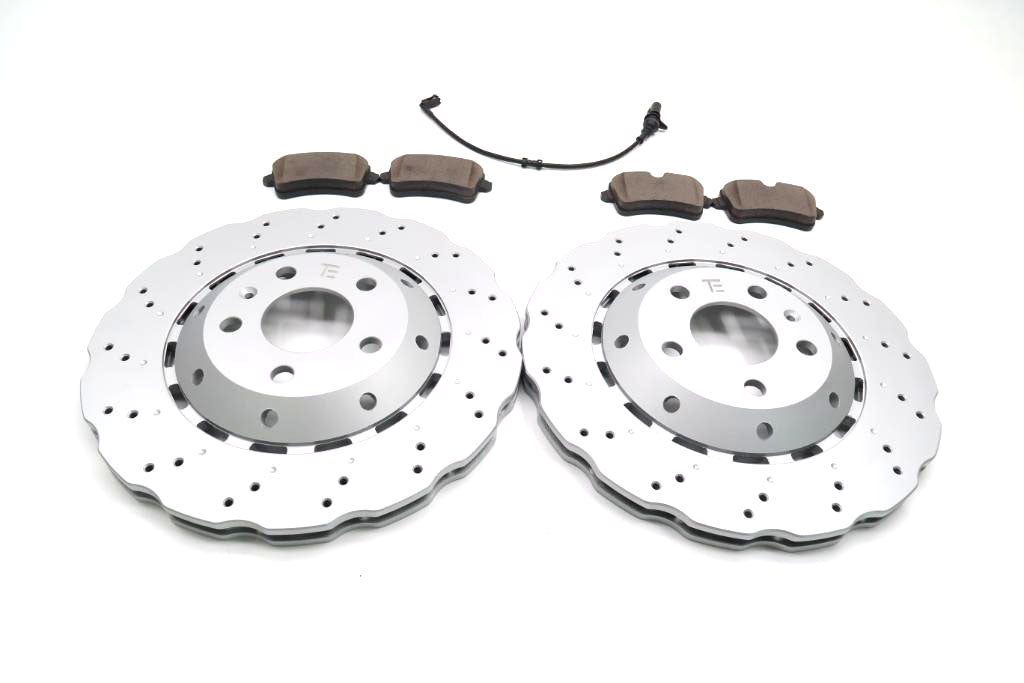 Replacement rear brake pads & rotors for Audi Rs5 #1911