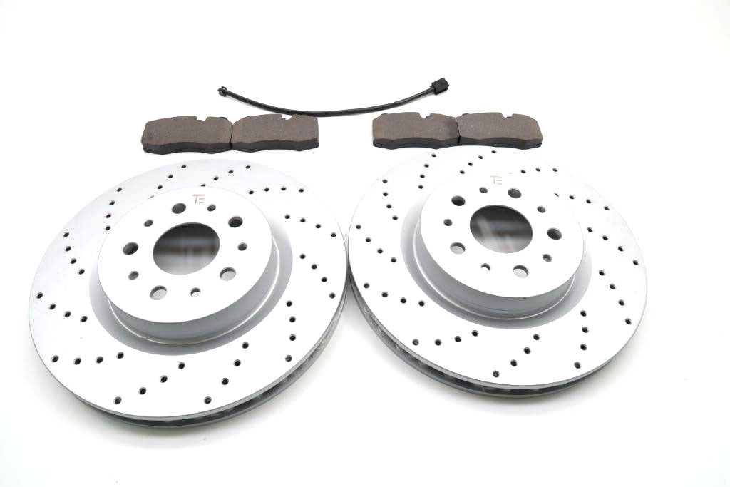 Maserati GranTurismo Quattroporte front brake pads rotors TopEuro #1932