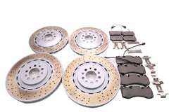 Maserati GranTurismo Gran Turismo Gt front rear brake pads rotors TopEuro #2484