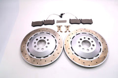 Maserati GranTurismo Gran Turismo Gt rear brake pads and rotors TopEuro #2489