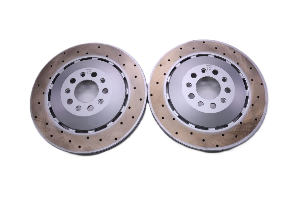 Maserati GranTurismo Gran Turismo Gt rear brake disk rotors TopEuro #2490