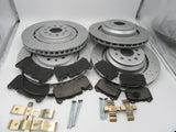 Maserati Ghibli Sq4 Quattroporte Front Rear Brake Pads Rotors HIGH PERFORMANCE #1518