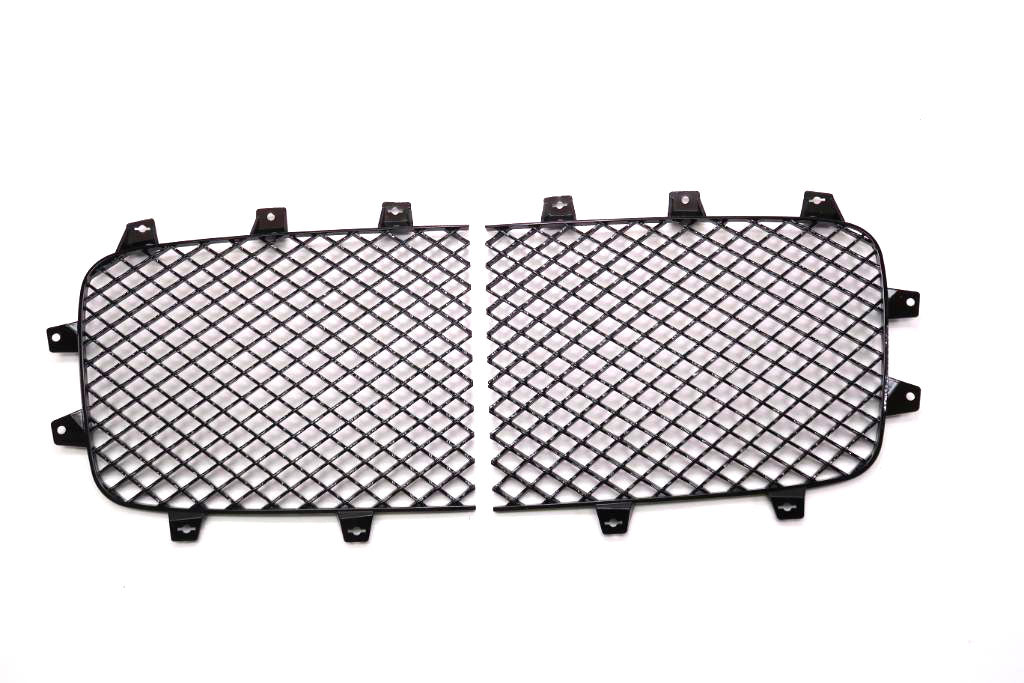 Bentley Continental Gt Gtc main radiator grille black inserts 2016-2018 #2507