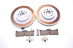 Maserati Ghibli 3.8 Trofeo rear brake pads rotors TopEuro #2694