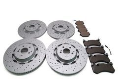 Mercedes E63 S AMG front rear brake pads & rotors TopEuro #2622