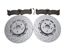 Mercedes E63 AMG S front brake pads & rotors TopEuro #2625