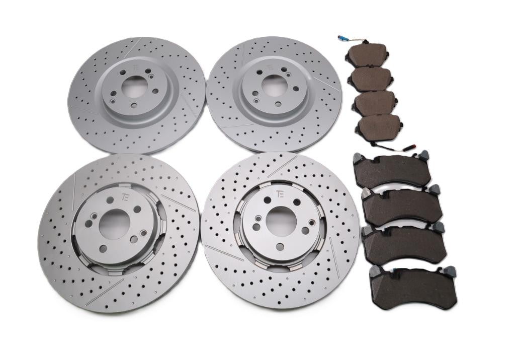 Mercedes Gt53 Amg front rear brake pads & rotors TopEuro #2634