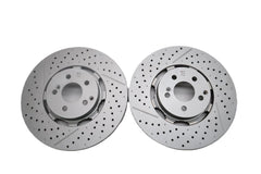 Mercedes Gt53 E63 C63 Cls63 Amg front brake diksc rotors 2pcs TopEuro #2637