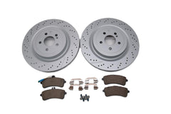 Mercedes Benz C63 Sl63 Sl65 Amg rear brake pads & rotors TopEuro #2650
