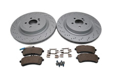 Mercedes Benz C63 Sl63 Sl65 Amg rear brake pads & rotors TopEuro #2650
