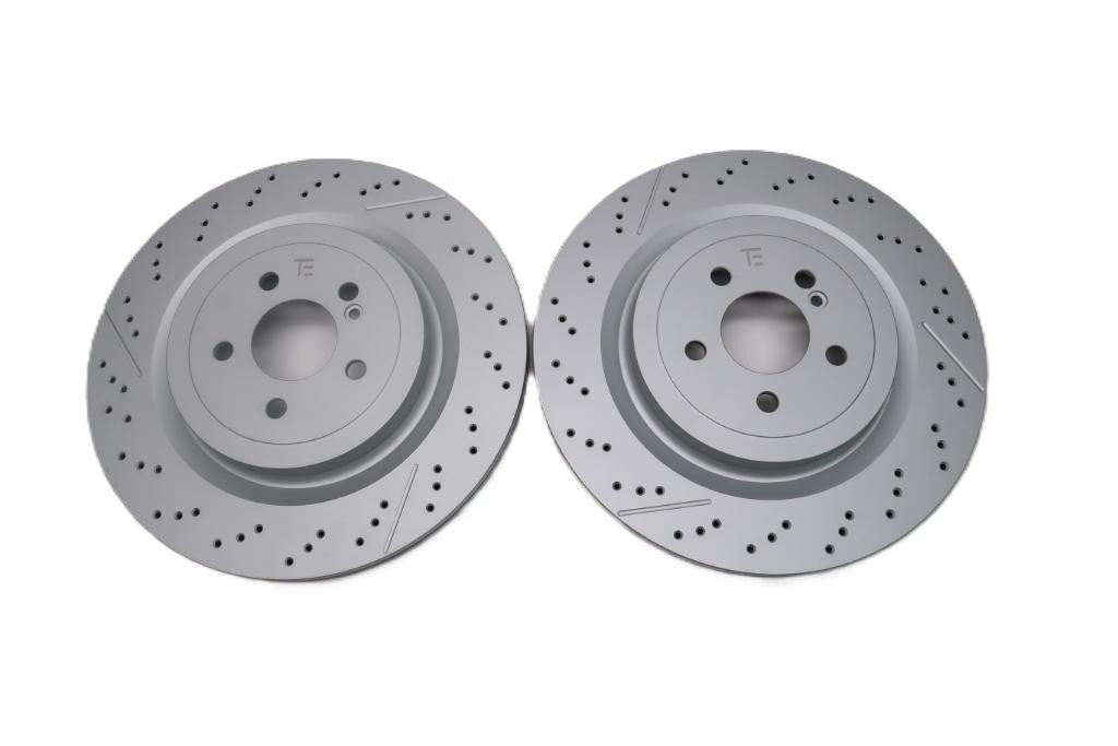 Mercedes Benz C63 Sl63 Sl65 Gt63 Gt Amg rear brake disc rotors 2pcs TopEuro #2651