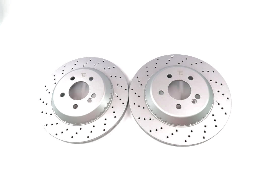 Mercedes S class Maybach S550 S550e S560 S450 rear brake rotors TopEuro 1206