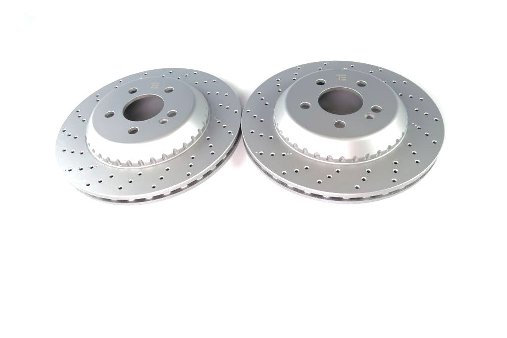 Mercedes S class Maybach S550 S550e S560 S450 rear brake rotors TopEuro 1206