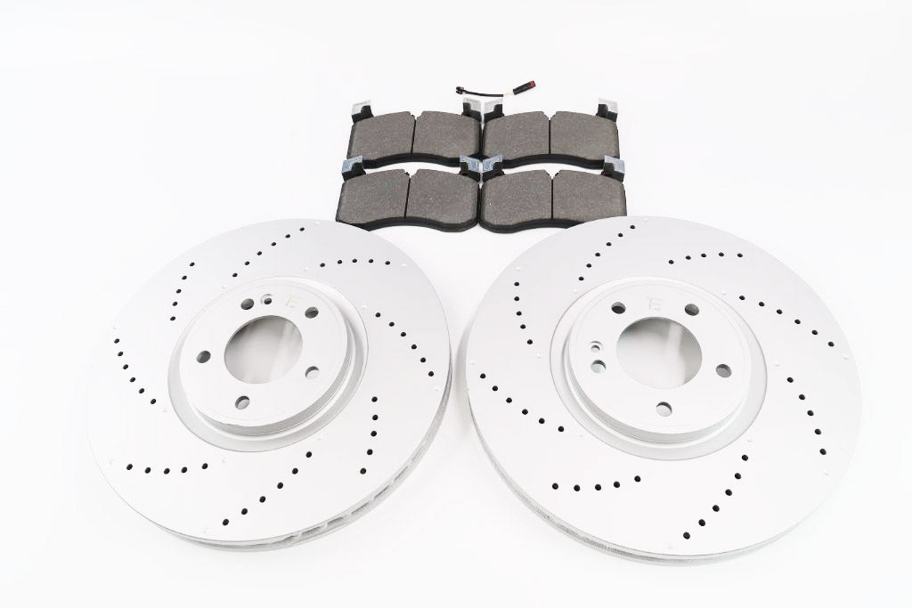 Mercedes G63 front brake pads and rotors TopEuro 1236