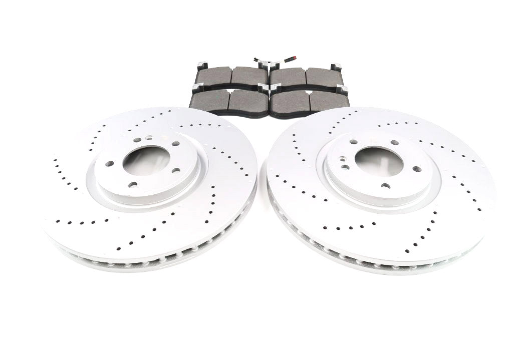 Mercedes G63 front brake pads and rotors TopEuro 1236