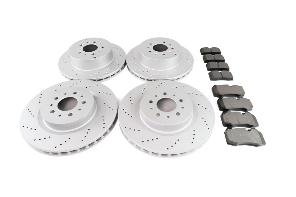 Maserati 3200 4200 Gransport front rear brake pads & rotors #1394