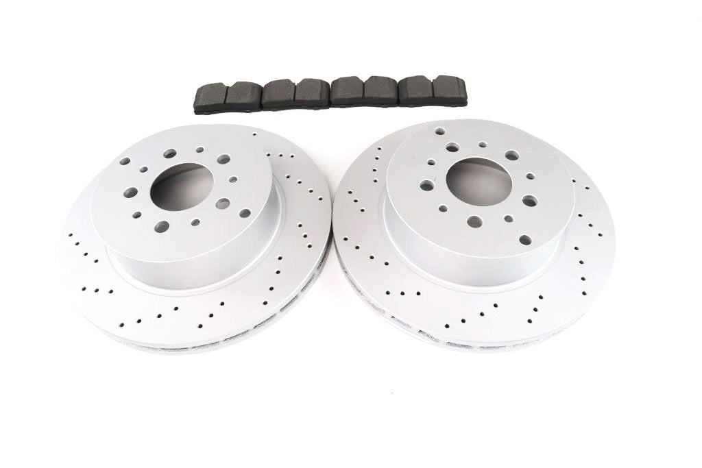 Maserati 3200 4200 Gransport rear brake pads & rotors #1396