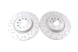 Maserati Ghibli Base front brake disc drilled upgraded rotors #1300