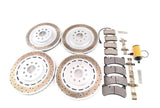 Maserati Ghibli Quattroporte front rear brake pads & rotors Free filter 17-24 #1316