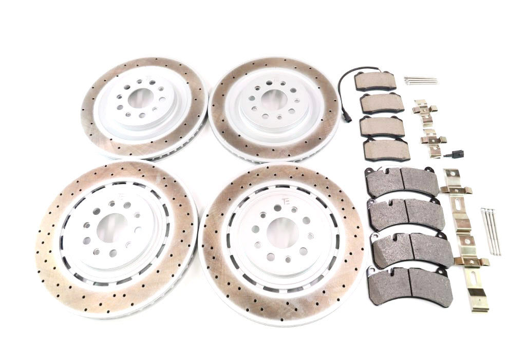 Maserati Ghibli Quattroporte front rear brake pads & rotors 17-2022 #1317