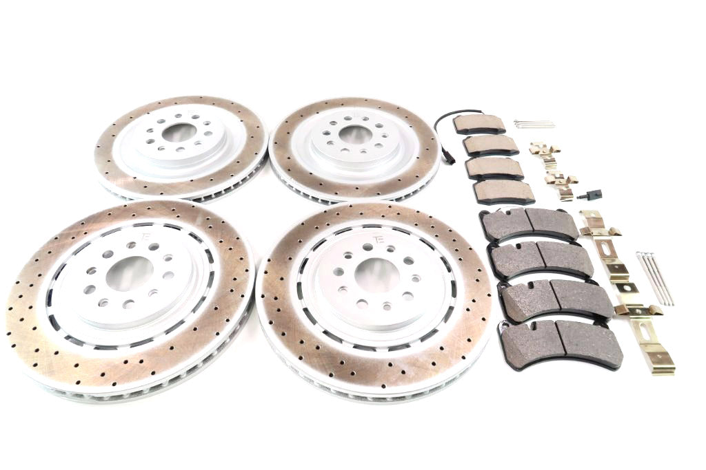 Maserati Ghibli Quattroporte front rear brake pads & rotors 17-2022 #1317