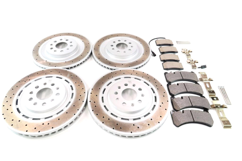 Maserati Ghibli Modena Quattroporte front rear brake pads & rotors 2022 2023 #1726