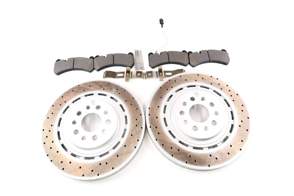 Maserati Ghibli Quattroporte front brake pads rotors + FREE oil filter #1320