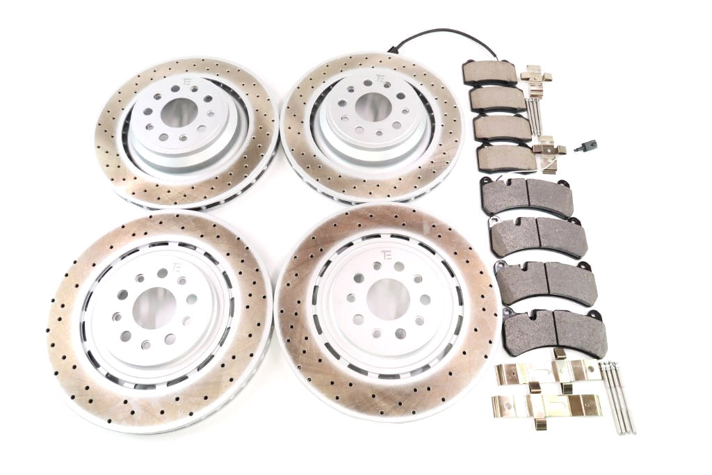 Maserati Ghibli Quattroporte front rear brake pads rotors 2014-2016 #1333