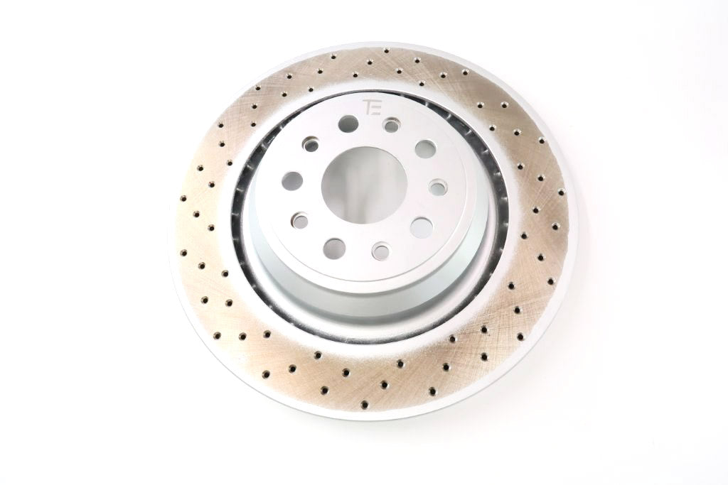 Maserati Ghibli Quattroporte rear brake pads rotors FREE oil filter 14-16 #1339