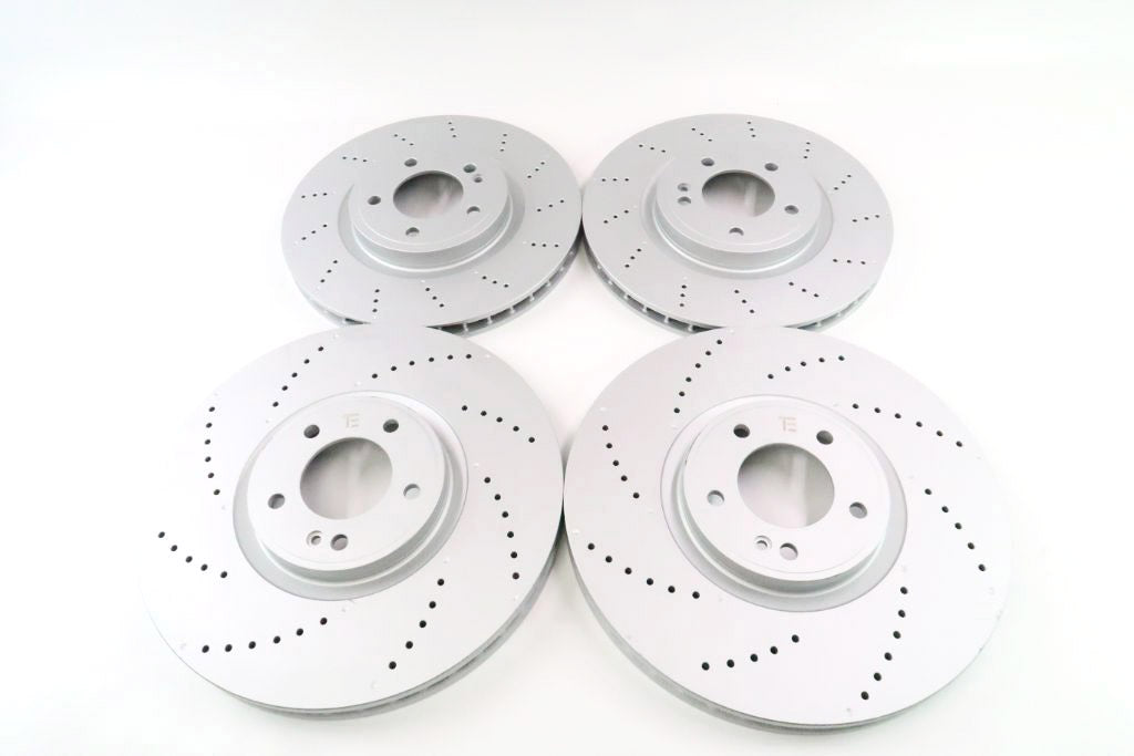 Mercedes G63 Amg front & rear brake disc rotors TopEuro #1354