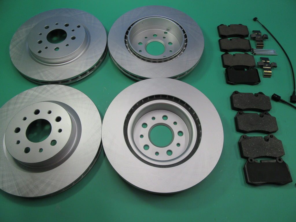 Maserati Quattroporte front rear brake pads & smooth rotors