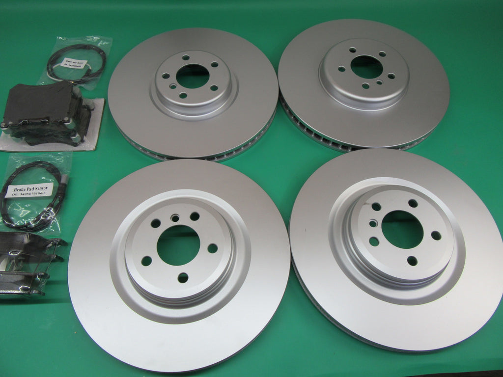 Rolls Royce Dawn Wraith front rear brake pads & rotors + wear indicators