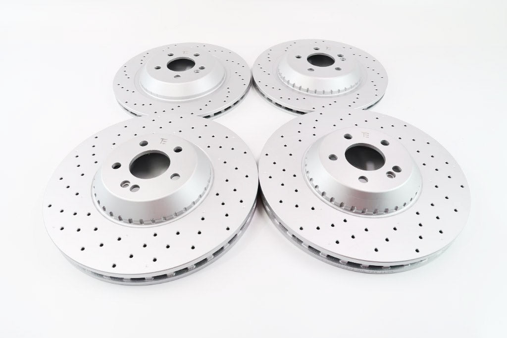 Mercedes S class S550 S550e front rear brake rotors  #1452