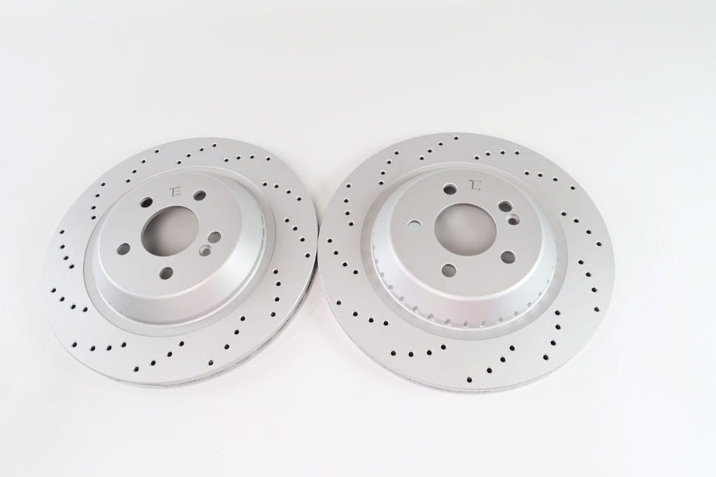 Mercedes S class S550 S550e front rear brake rotors  #1452